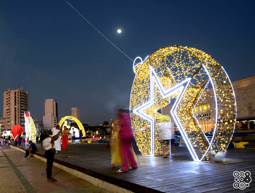 3D christmas light decoration